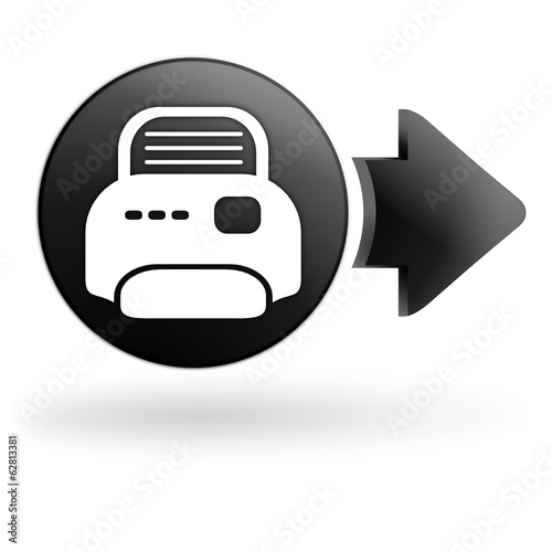 imprimer sur bouton noir