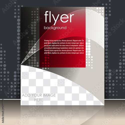 Professional business flyer template or corporate banner