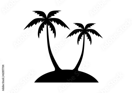 Island icon on white background