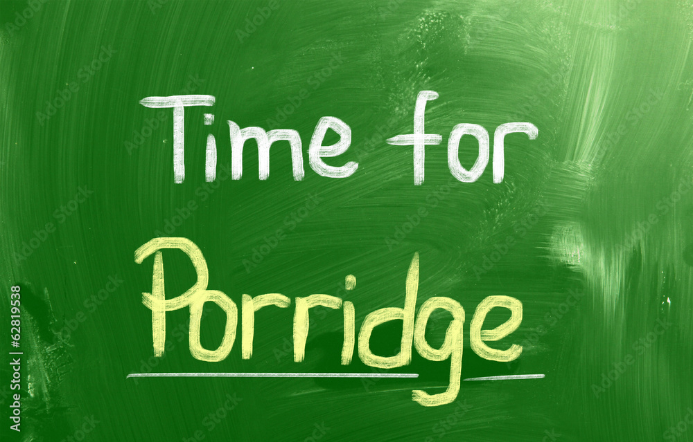 Time For Porridge Concept
