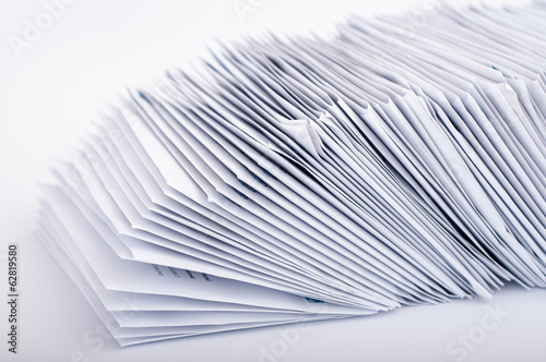 Stack of post letters
