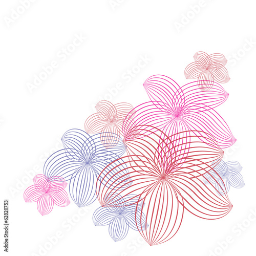 Fototapeta Naklejka Na Ścianę i Meble -  Abstract floral background