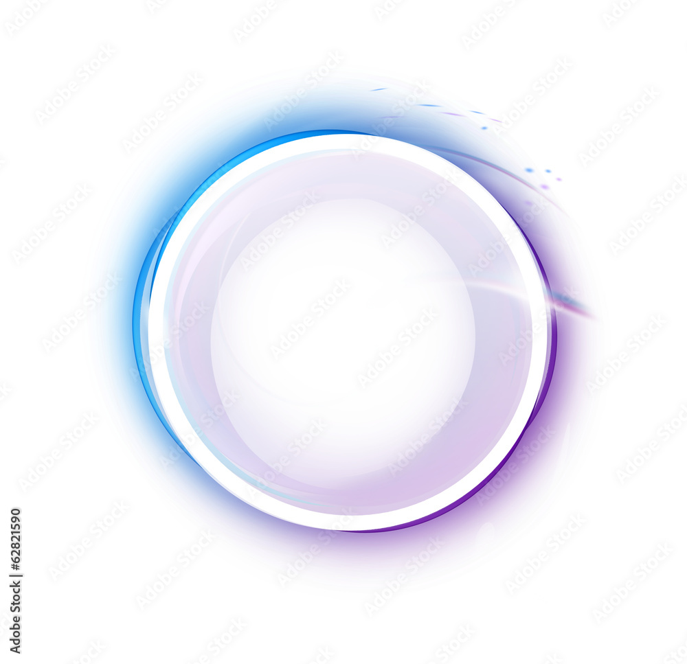 Fresh button design with shining effects