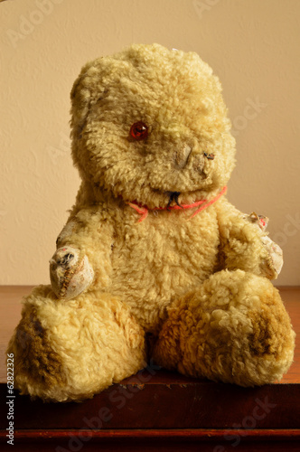 An Old Battered Teddy Bear © grahamspics
