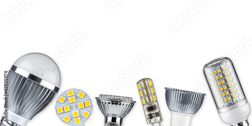 LED light bulbs photo