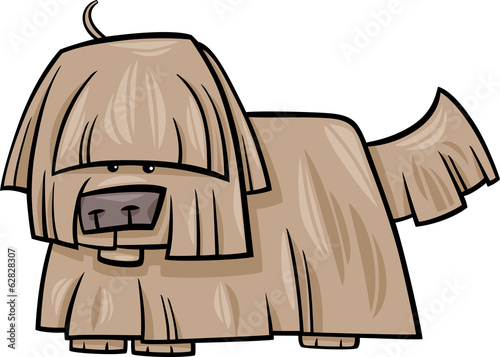 shaggy dog cartoon illustration