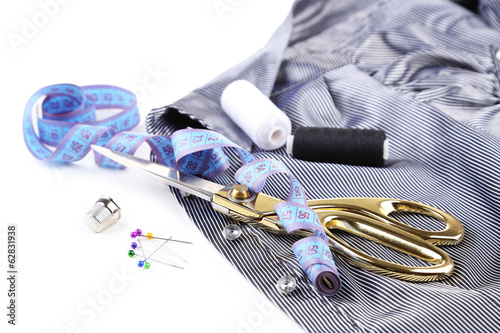 Photography Business suit tailoring, isolated on white