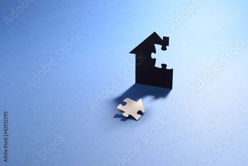 jigsaw puzzle house