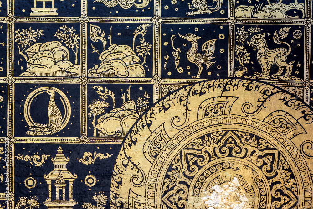 Obraz premium Thai painting in temple