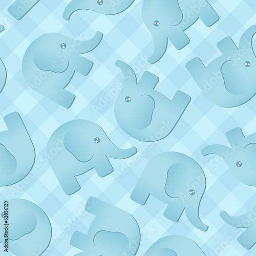 Blue Elephant Background