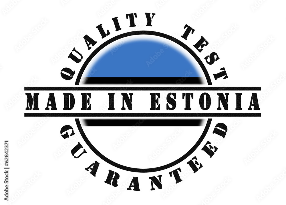 Fototapeta premium Quality test guaranteed stamp