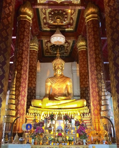 Ancient Buddha image in Ayutthaya, Thailand