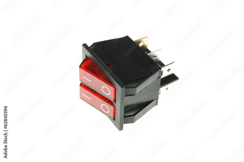 Red electric buttons Red electric buttons