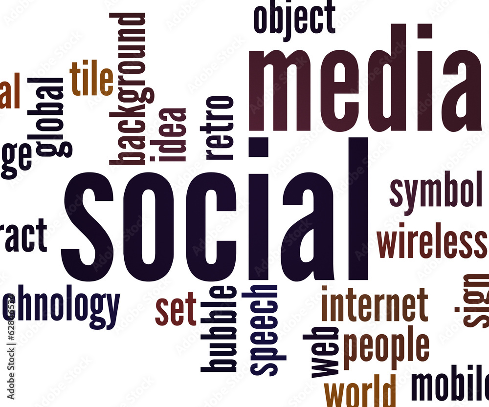 Obraz premium Social Media