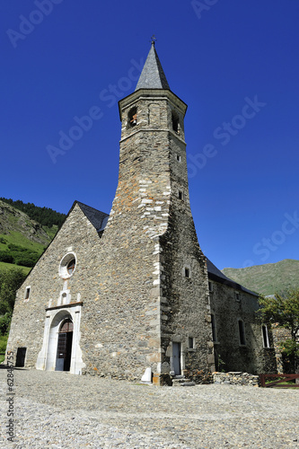 Romanesque church in the valley of Aran, Spain