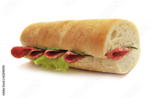 isolated sandwich