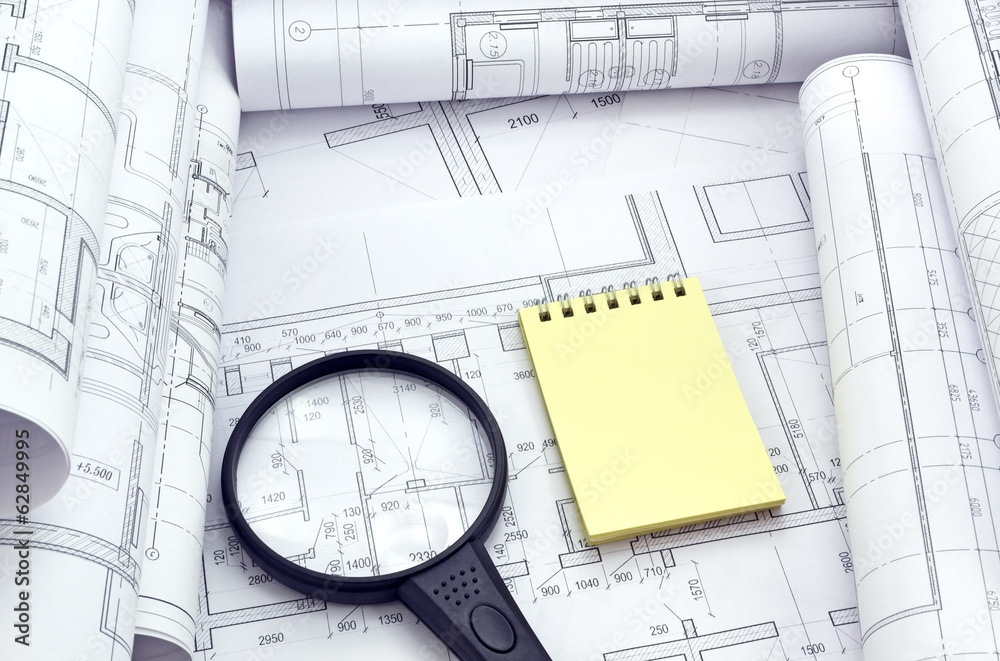 Image of several drawings for the project engineer jobs Image of several drawings for the project engineer jobs