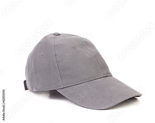 gray baseball cap