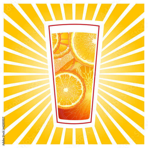 glass of orange juice