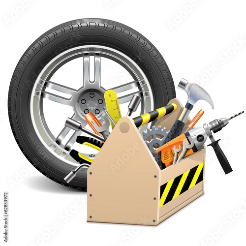 Vector Wheel with Toolbox