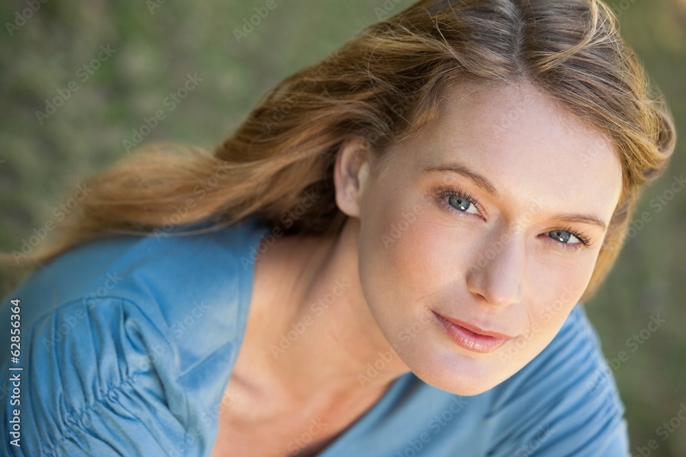 Close-up portrait of a beautiful relaxed woman Close-up portrait of a beautiful relaxed woman