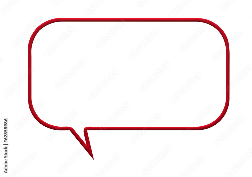 red speech bubble red speech bubble