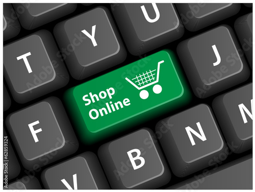 "SHOP ONLINE" Key on Keyboard (add to cart order buy my basket)