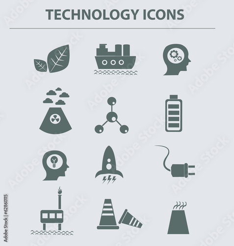 Energy icons,vector