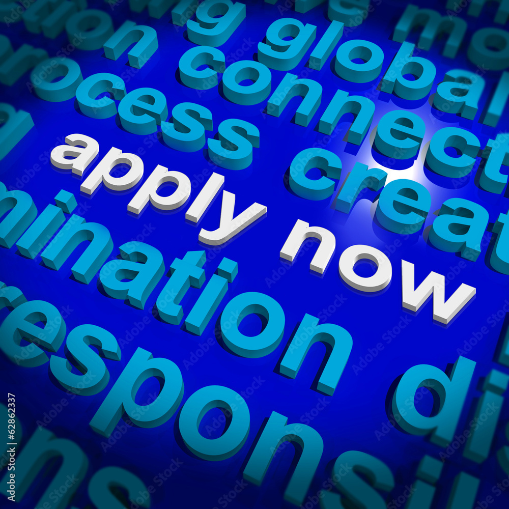 Apply Now Word Cloud Shows Work Job Applications Apply Now Word Cloud Shows Work Job Applications