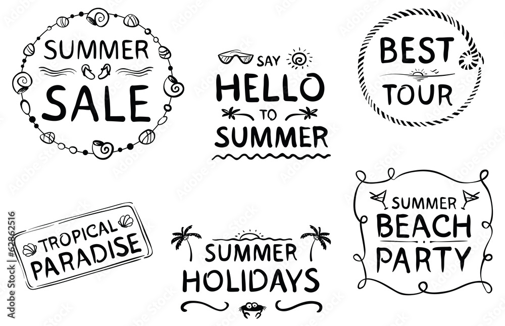 summer lettering summer lettering