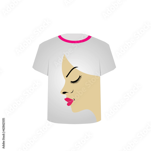T Shirt Template- Glamor Model