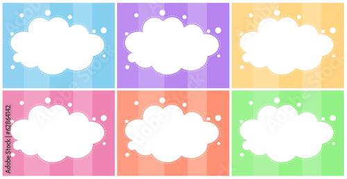 Six empty templates