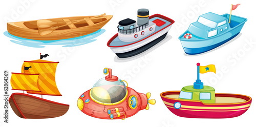 Different boat designs