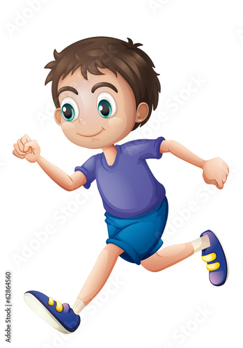 A young gentleman running