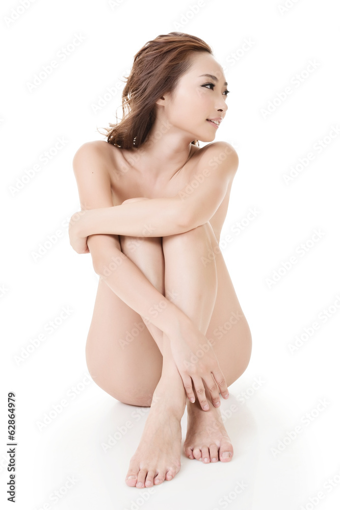 Fototapeta premium Sexy nude Asian woman