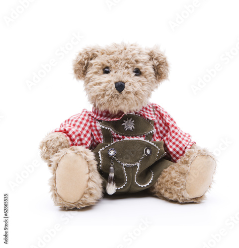 Bär mit Lederhose