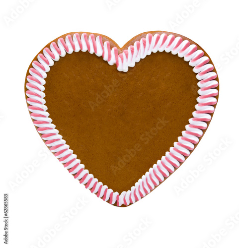 Rotes Lebkuchenherz
