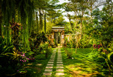 Gate to the paradise-door in Thailand's garden.