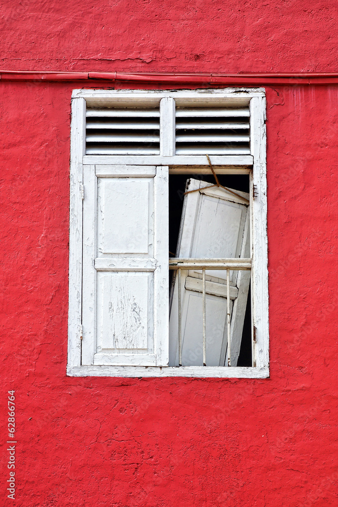 Old window. Melaka, Malaysia