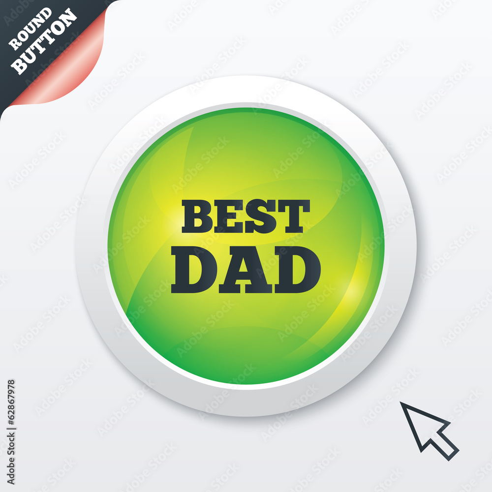 Best father sign icon. Award symbol. Best father sign icon. Award symbol.