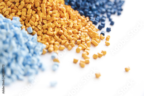 Obraz na płótnie plastic polymer granules
