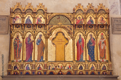 Bologna - Altar "Politico" by Paolo Veneziano from year 1345