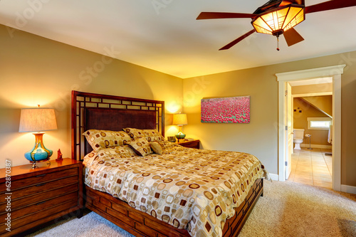 Master bedroom interior