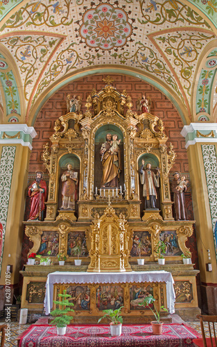 Trnava - Side altar of st. Joseph in Jesuits church photo