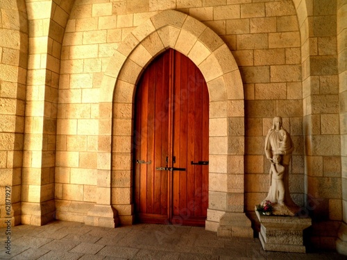 Medieval Door in Cathedral