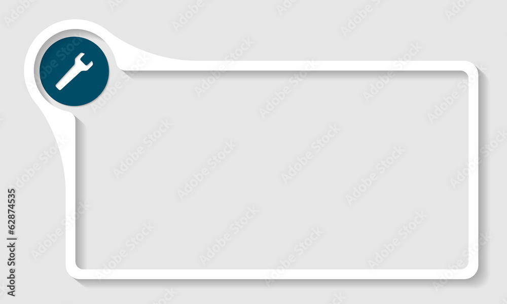 white text frame for any text with spanner white text frame for any text with spanner