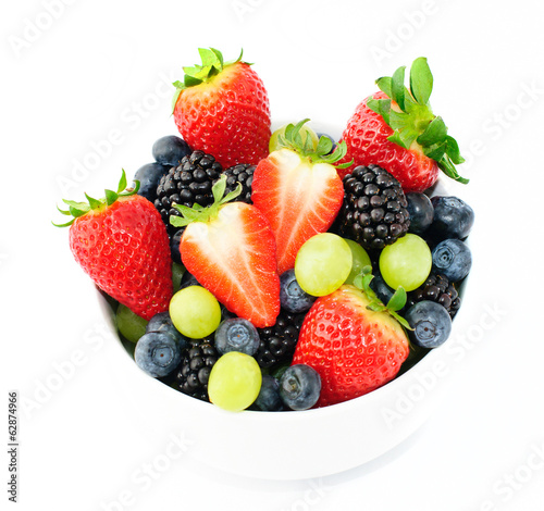 Fototapeta Naklejka Na Ścianę i Meble -  Fresh fruit salad mix