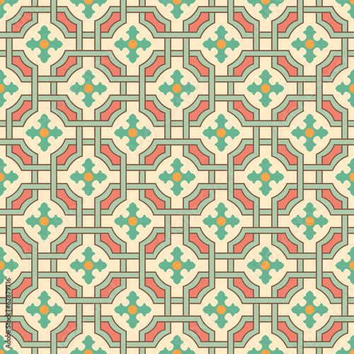 Seamless Colourful Ornament Tiles