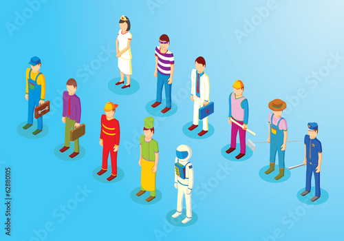 Isometric Professions part one