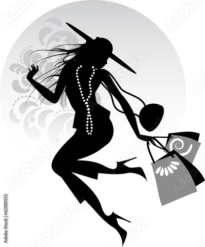 Lady shopping